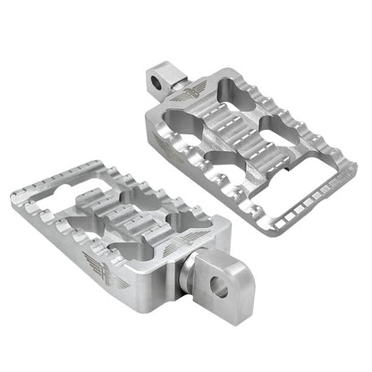 HeinzBikes, MX Driver Footpegs V1. Silver