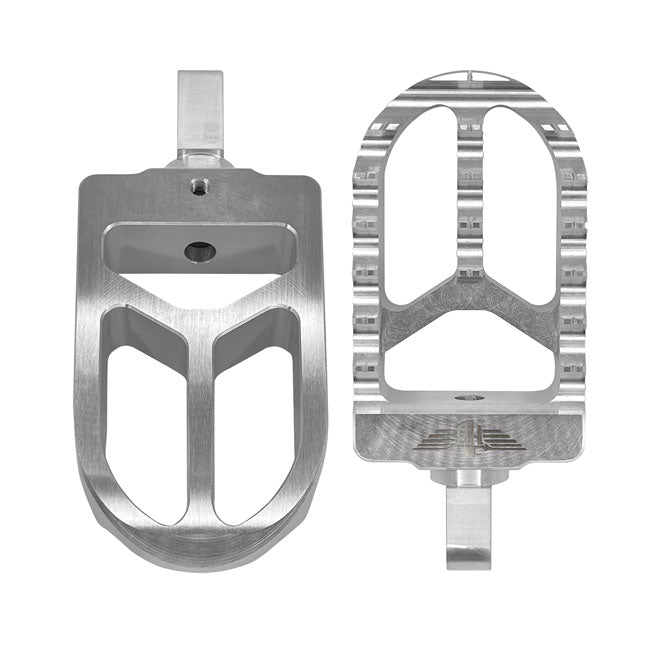 HeinzBikes, MX Driver Footpegs V2. Silver