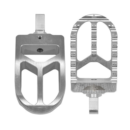 HeinzBikes, MX Driver Footpegs V2. Silver