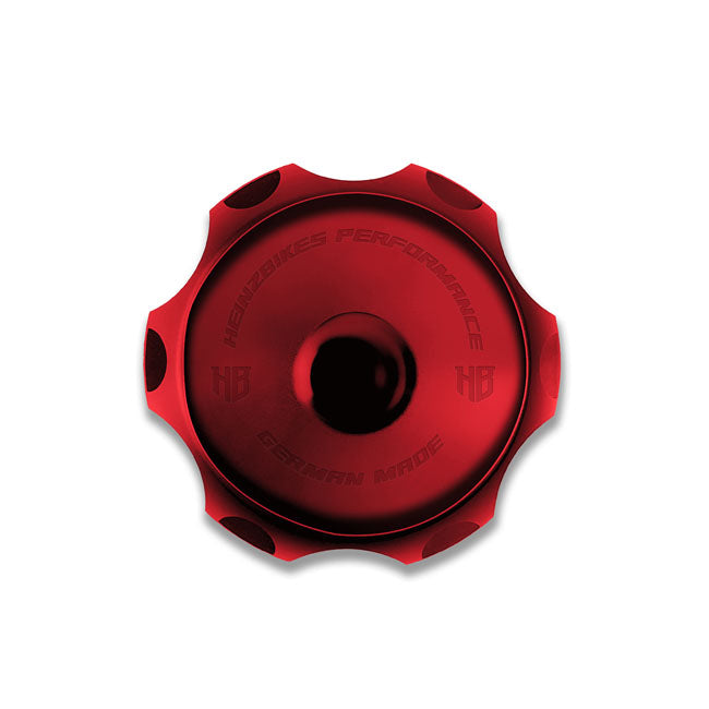 HeinzBikes, performance fuel cap. Red