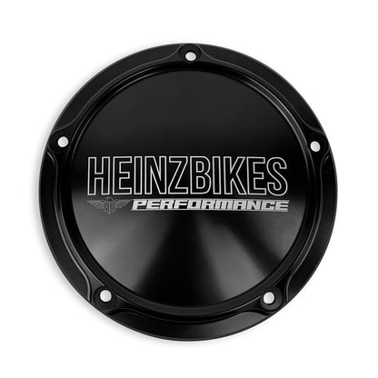 HeinzBikes Performance Derby Cover – Black TwinCam 90‑17