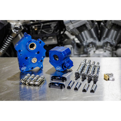 S&amp;S M8 Cam Chest Kit - Chain Drive, Without Cam - Chrome