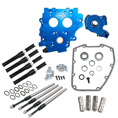 S&amp;S, Twin Cam, Cam Chest Kit – Chain Drive, without cams, Black