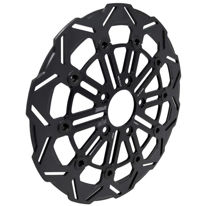 Kodlin by SBS, '10-spoke' Bremseskive, front (Sort)