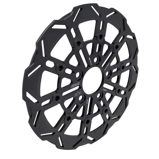 Kodlin by SBS, '10-spoke' rear brake disc. Black