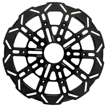 Kodlin by SBS, '10-spoke' rear brake disc. Black