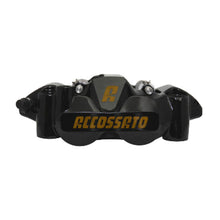 Accossato 108mm Monoblock Radial Bremsekaliber – Venstre, Sort (Pulverlakeret)