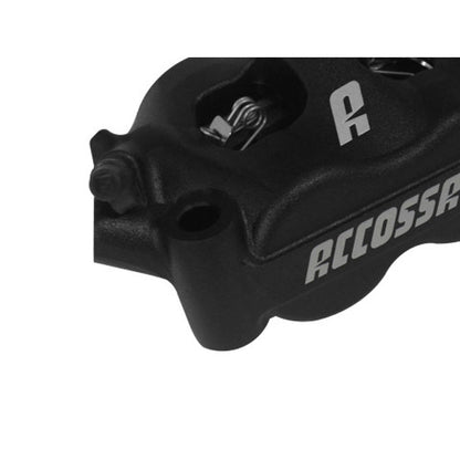 Accossato 100mm Monoblock Radial Bremsekaliber – Venstre, Sort (Anodiseret)