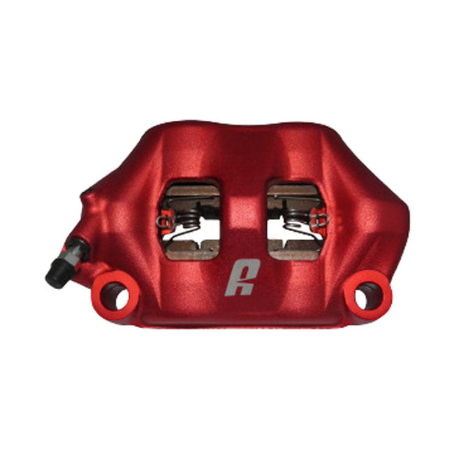 Accossato 100mm Monoblock Radial Bremsekaliber – Venstre, Rød (Anodiseret)