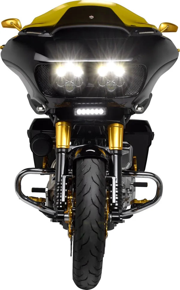 KLOCK WERKS FLTR 2015+ Flare Windshield, 6" Sport – Yellow