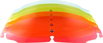 KLOCK WERKS FLH 1996–2013 Flare Windshield, 3.5" - Orange Ice