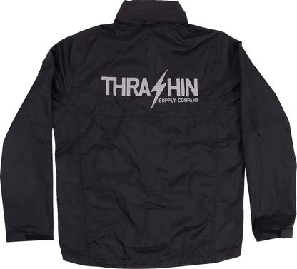 THRASHIN SUPPLY CO. Mission Waterproof Rain Jacket – Black
