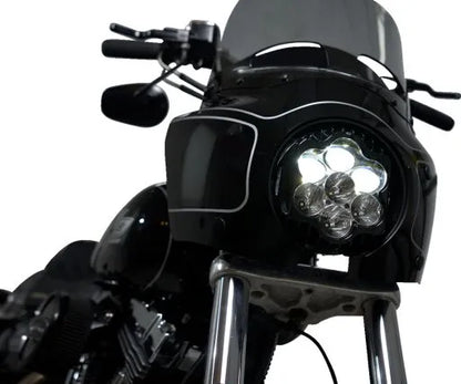 Custom Dynamics ECE-approved Shark Demon™ 2 LED Headlight For Memphis Shades Road Warrior® fairing
