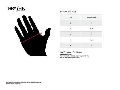 THRASHIN SUPPLY CO. – STEALTH GLOVES BLACK/RED