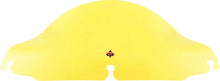 KLOCK WERKS FLH 1996–2013 Flare Windshield, 6.5" - Yellow Ice