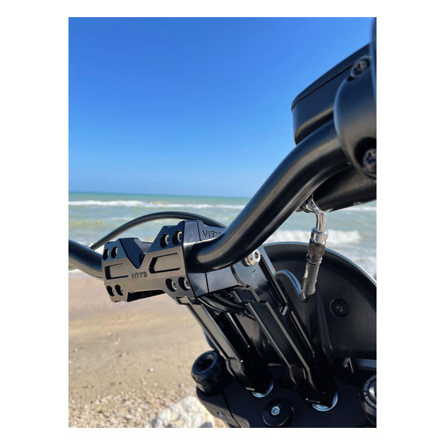 Vity's Design 10" Adjustable Risers, 1" (25.4mm) Handlebar - Black