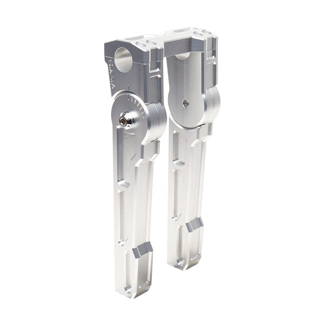 Vity's Design 10" Adjustable Risers, 1" (25.4mm) Handlebar - Silver