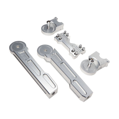 Vity's Design 10" Adjustable Risers, 1" (25.4mm) Handlebar - Silver