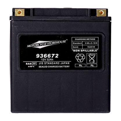 MCS, Standard Series - AGM sealed Battery. 12v, 32ah. 450cca