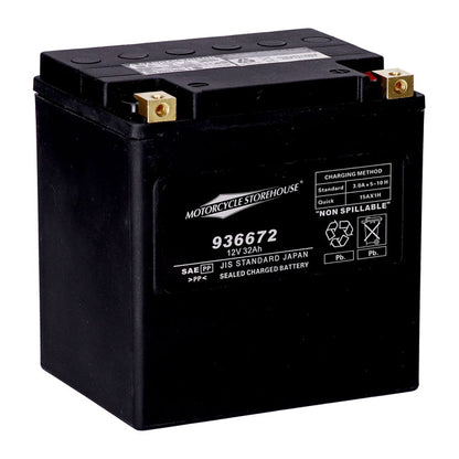 MCS, Standard Series - AGM sealed Battery. 12v, 32ah. 450cca