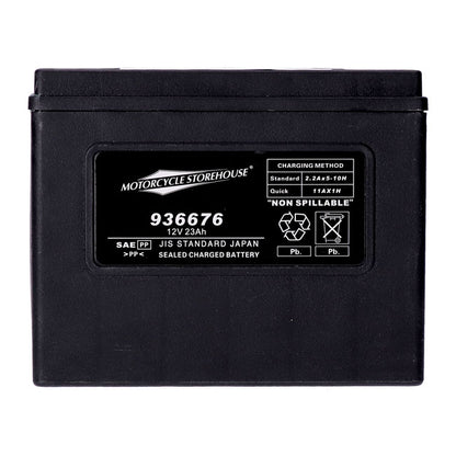MCS Standard Series AGM Sealed Battery – 12V / 23Ah / 360 CCA