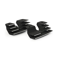 Head bolt bridge cover set. Finned, Black