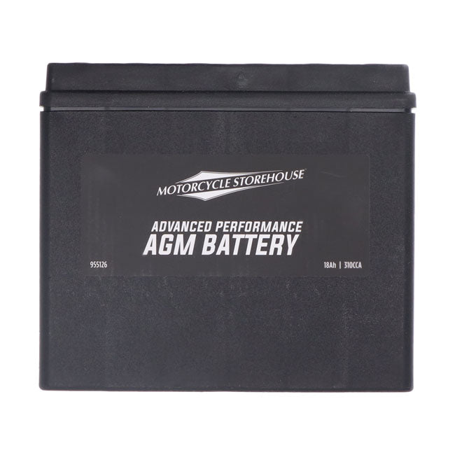 MCS, Advance Series - AGM sealed battery. 12v, 18ah, 310cca 