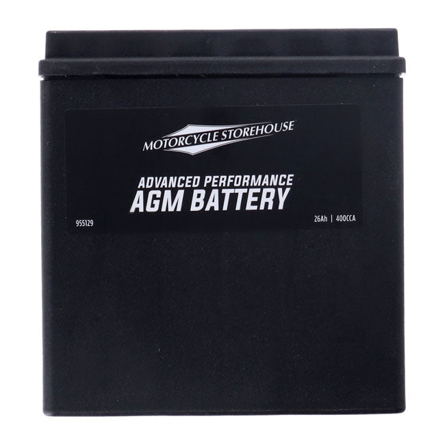 MCS, Advance Series - AGM sealed battery. 12v, 26ah, 400cca