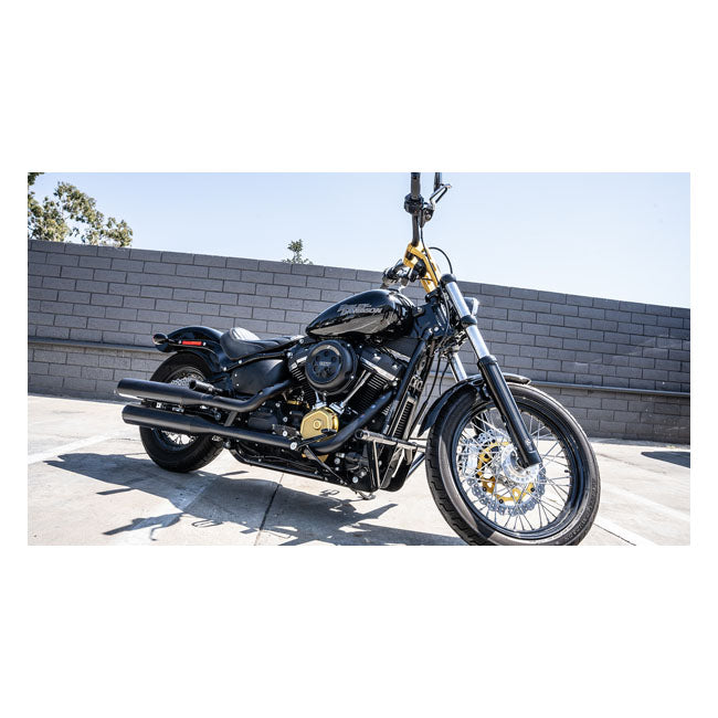 Burly Brand Brawler Crash Bar Kit – Front &amp; Rear | M8 Softail | Black