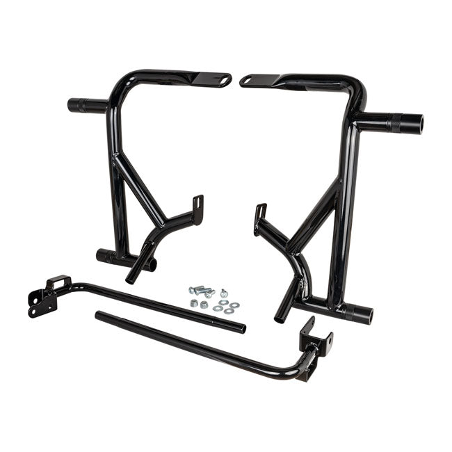 Burly Brand, Brawler crash bar kit Touring. Black