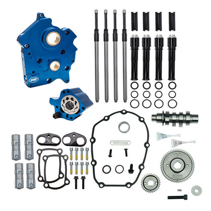 S&amp;S 475G Cam Chest Kit – M8 | Gear Drive | Oil cooled models | Black