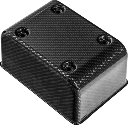 SADDLEMEN – Cover Fuse Box, Carbon Fiber, Glossy