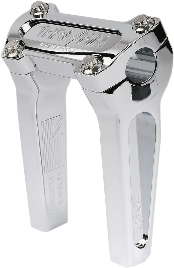 THRASHIN Supply 6" Straight Risers – Chrome