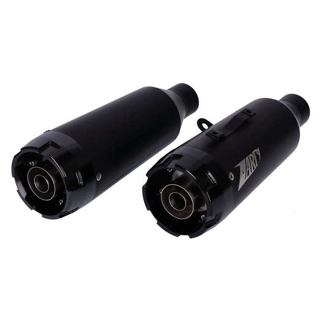 Zard, 2-2 Exhaust Full Kit. Black Stainless Steel