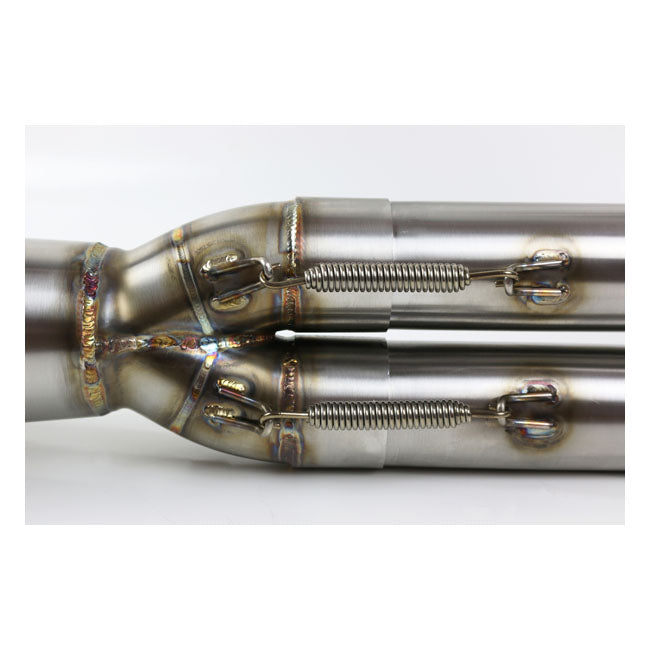 Kodlin Next Level 2-1 Exhaust System – Clear Stainless - Euro 4 and Euro 5 approved