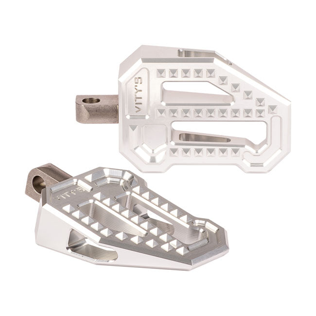 Vity's Design BMX Footrests – Silver (Passenger)