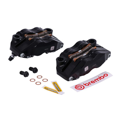 Brembo, GP4-RB Monoblock radial brake caliper set. Black