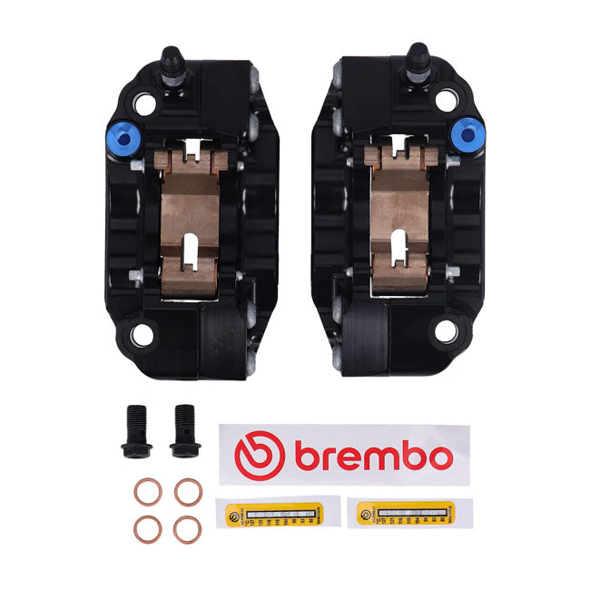 Brembo, GP4-RB Monoblock radial brake caliper set. Black