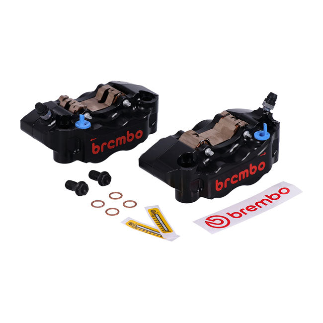 Brembo, GP4-RB Monoblock radial brake caliper set. Black