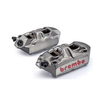 *24H EXTRA DELIVERY TIME* Brembo, M4 Monoblock radial brake caliper set. Grey