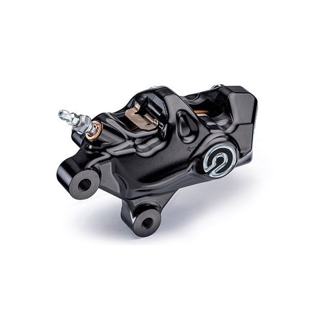 Brembo, 484 custom bolt-on caliper. Right front. Black