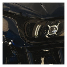 Custom Dynamics, V2 Road Glide LED Vents inserts. Black