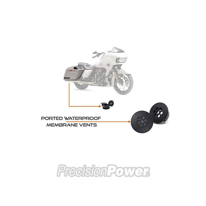 PrecisionPower, SBW saddlebag subwoofer left side