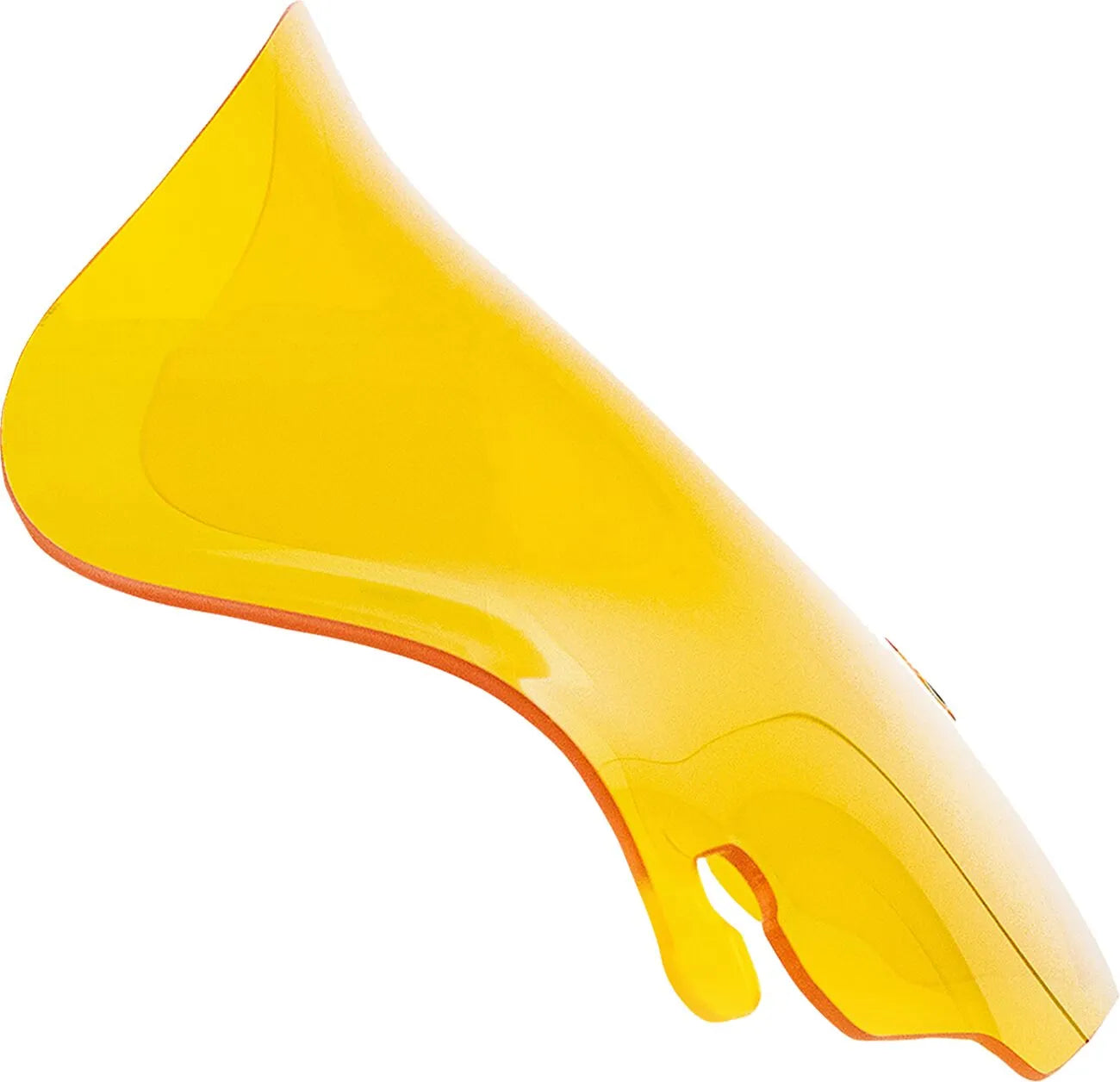 KLOCK WERKS FLH 1996–2013 Flare Windshield, 6.5" – Yellow