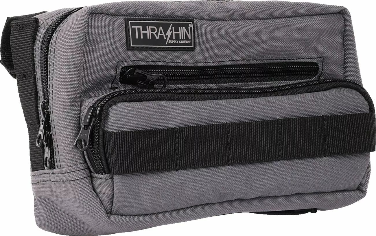 THRASHIN SUPPLY CO. BAG HANDLEBAR TSC PLUS GRAY
