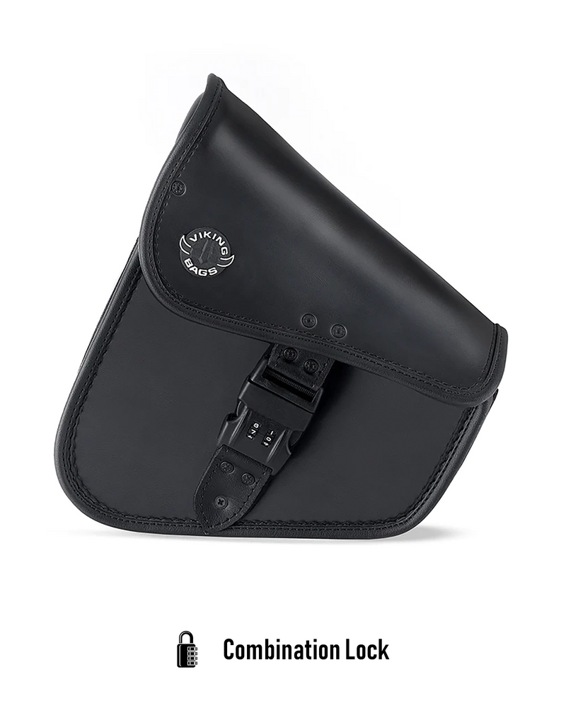 Black Digilock Swingarm Bag – Harley Softail / Like New