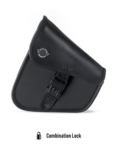 Black Digilock Swingarm Bag – Harley Softail / Like New