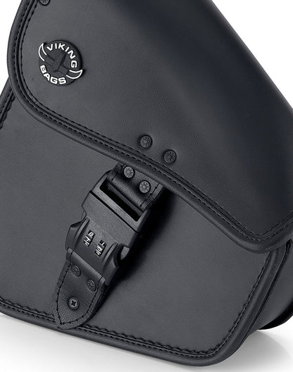 Black Digilock Swingarm Bag – Harley Softail / Like New