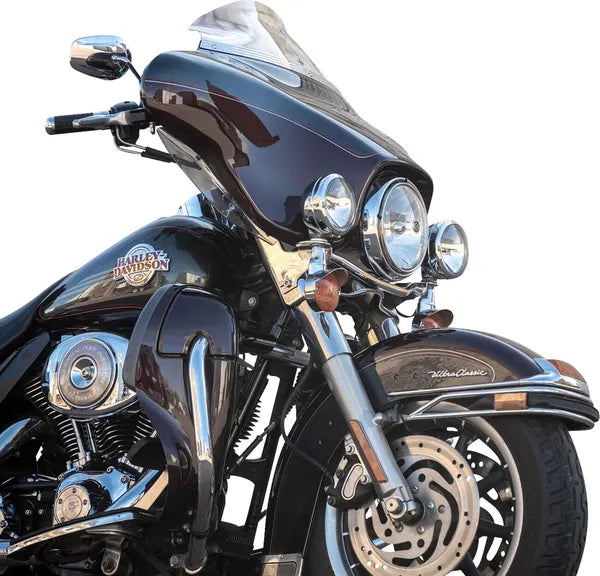 KLOCK WERKS FLH 1996–2013 Flare Windshield, 6.5" – Clear