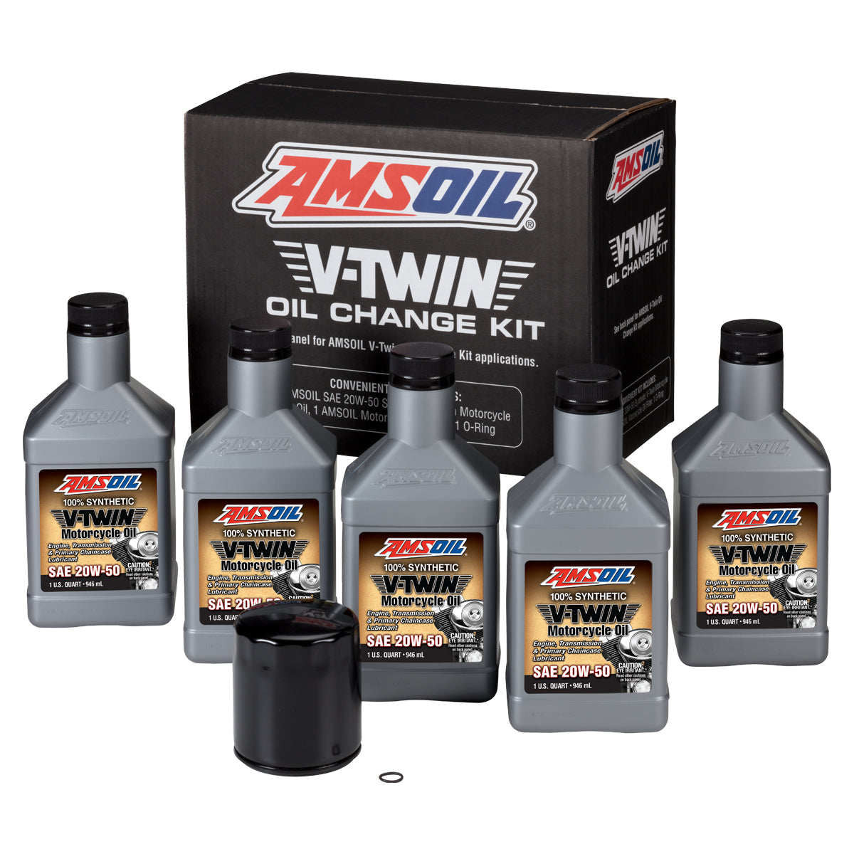 Amsoil V-Twin Oil Kit - HDMB - 2017-2025